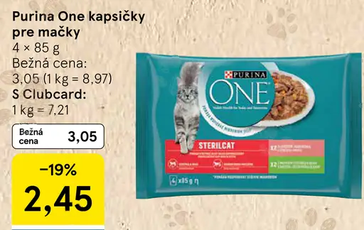 Purina One kapsičky pre mačky