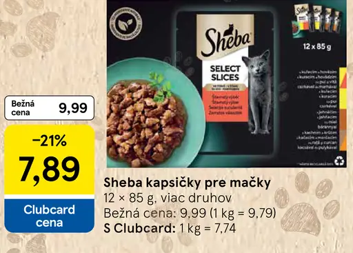 Sheba kapsičky pre mačky