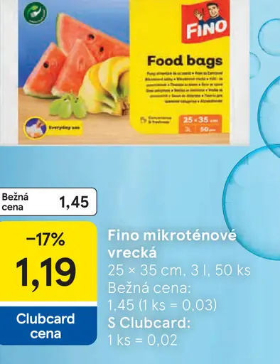 Fino Mikroténové vrecká