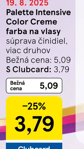 Palette Intensive Color Creme farba na vlasy nugát 6-65