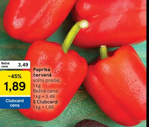 Paprika červená