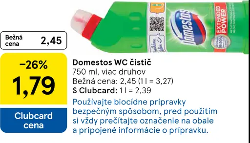 Domestos WC čistič