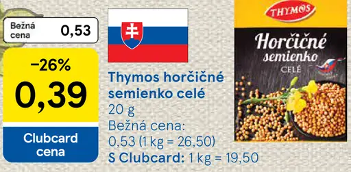 Thymos Horčičné semienko celé