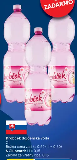Drobček Dojčenská voda