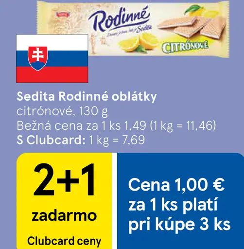 Sedita Rodinné Citrónové