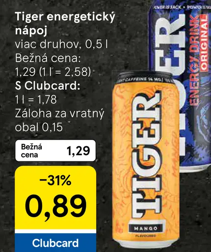 Tiger Energetický nápoj