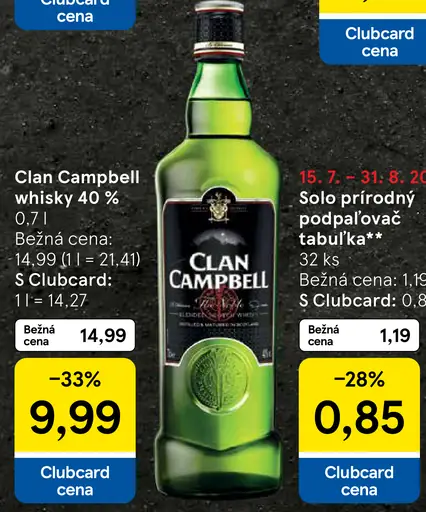 Clan Campbell Whiskey 40%