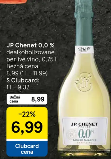 JP Chenet 0,0 % dealkoholizované perlivé víno