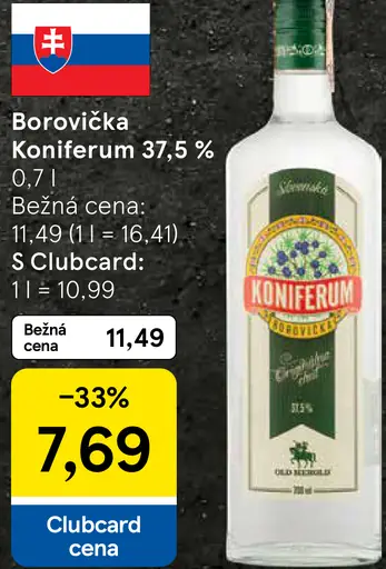 Koniferum Borovička 37,5%