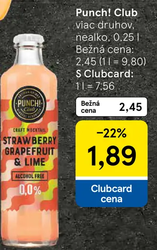 Punch! Club nealko pivo