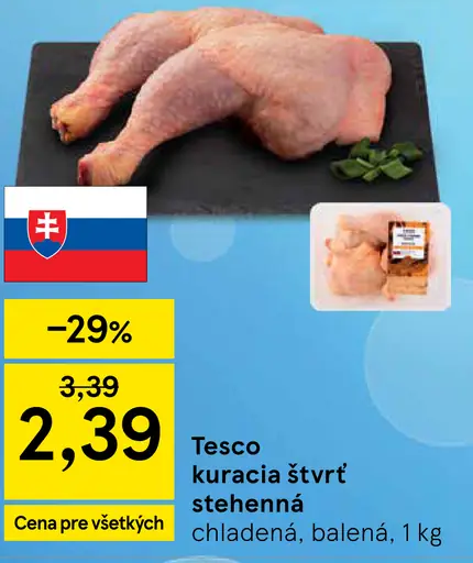 Tesco kuracia štvrť stehenná