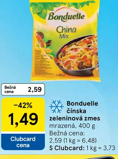 Bonduelle Čínska zeleninová zmes
