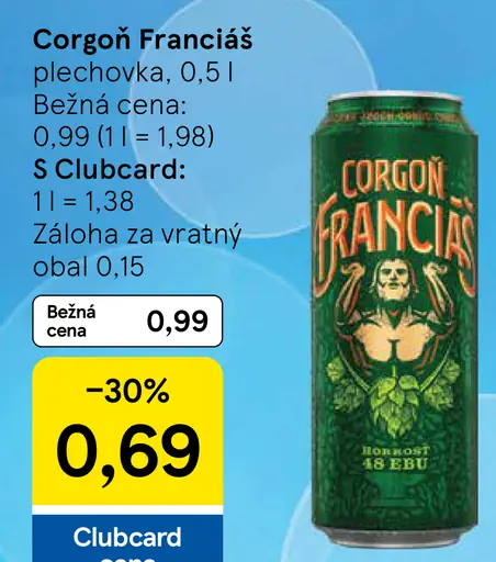 Corgoň Franciáč plechovka