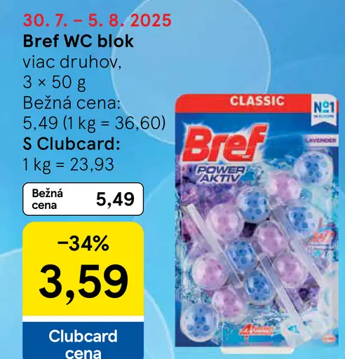 Bref WC blok