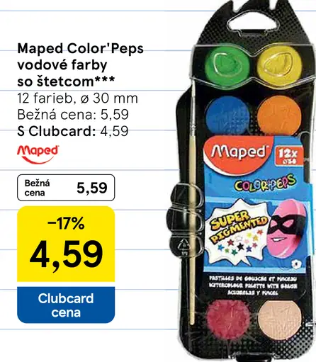Maped Color'Peps vodové farby