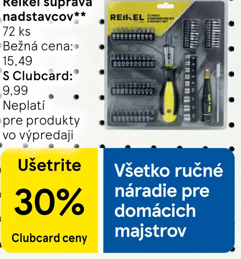 Reikel súprava nadstavcov