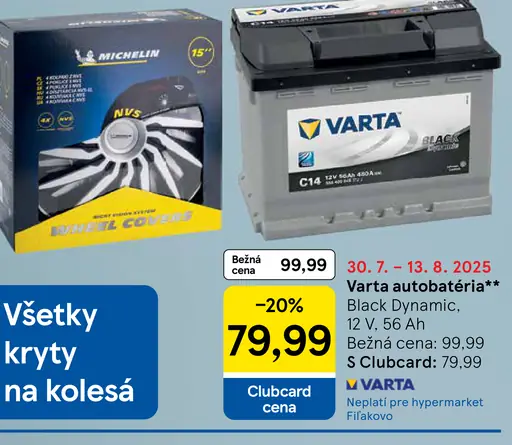 Varta autobatéria Black Dynamic