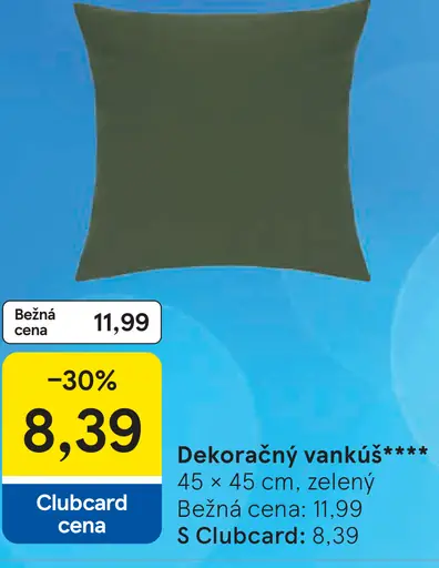 Dekoračný vankúš