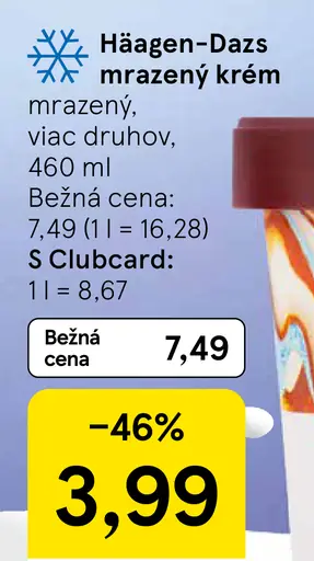 Häagen-Dazs mrazený krém