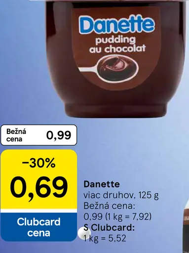 Danette viac druhov