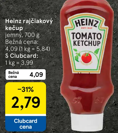 Heinz rajčiakový kečup
