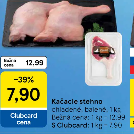 Tesco kačacie stehná