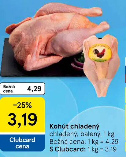 Tesco kohút chladený