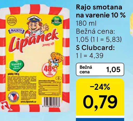 Lipánek syr jemný 48 %