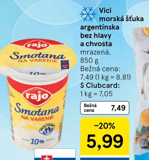 Rajo Smotana na varenie 10%