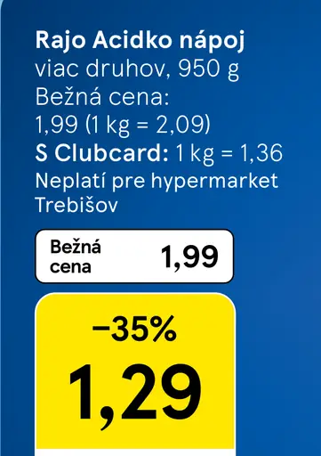 Rajo Acidko nápoj