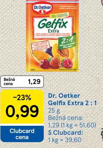 Dr. Oetker Gelfix Extra 2: