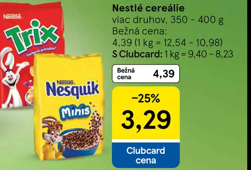 Nestlé cereálie