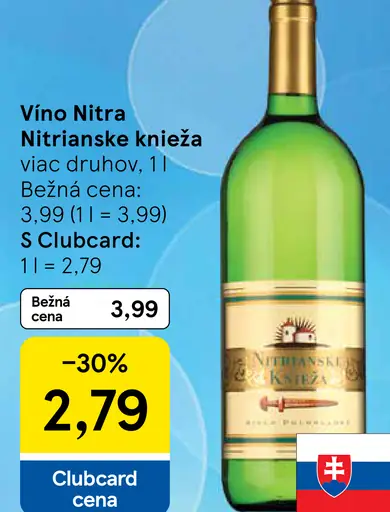 Vino Nitra Nitrianske knieža