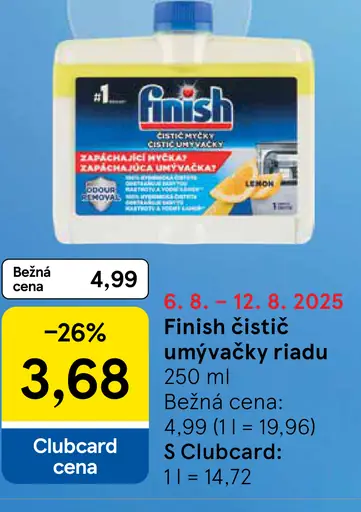 Finish Čistič do umývačky riadu