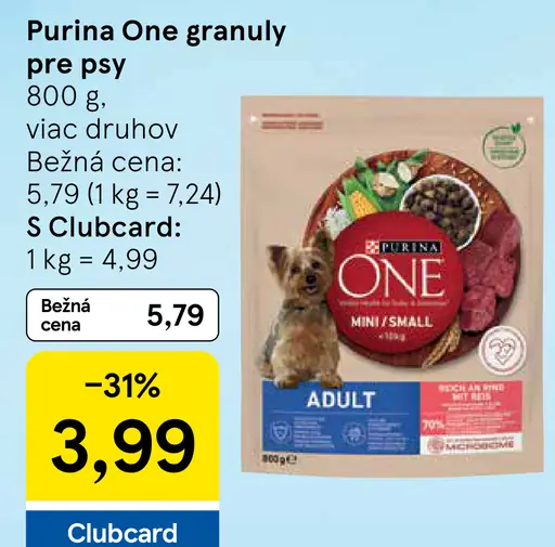 Purina One granuly pre psy