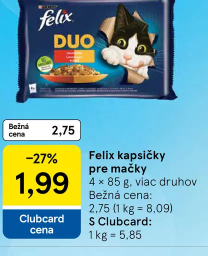 Felix kapsičky pre mačky