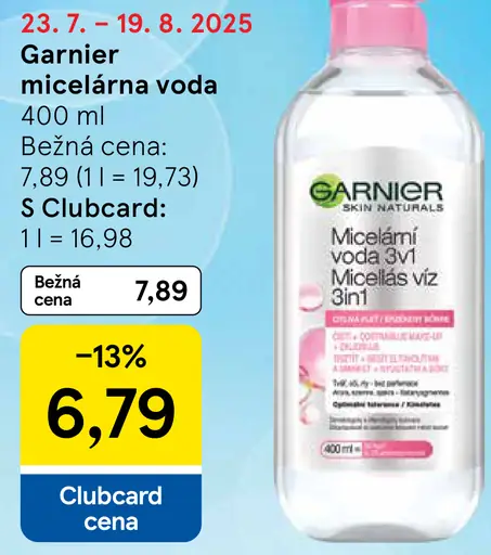 Garnier micelárna voda