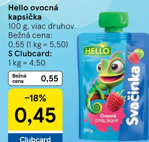 Hello ovocná kapsička
