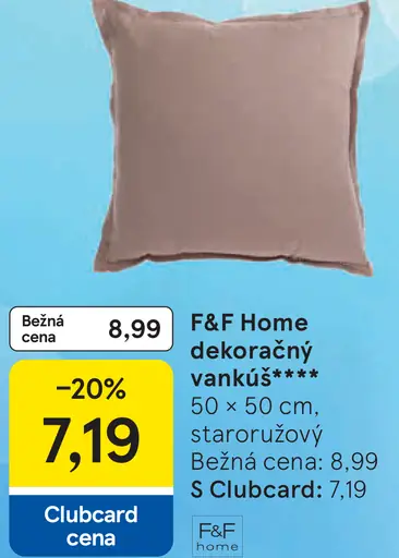 F&F Home dekoračný vankúš