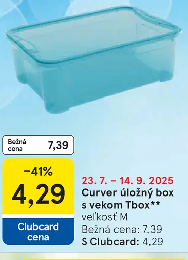 Curver úložný box s vekom "Tbox"