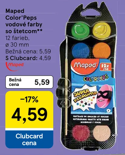 Maped Color'Peps vodové farby