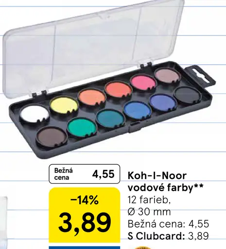 Koh-I-Noor vodové farby