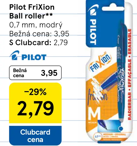 Pilot FriXion Ball roller
