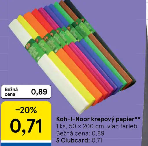 Koh-I-Noor krepový papier