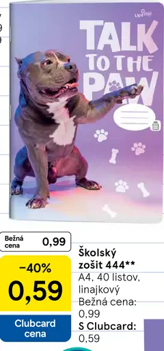 Školský zošit 444