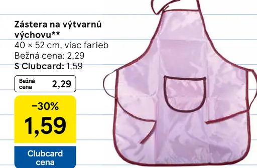 Zástera na výtvarnú výchovu