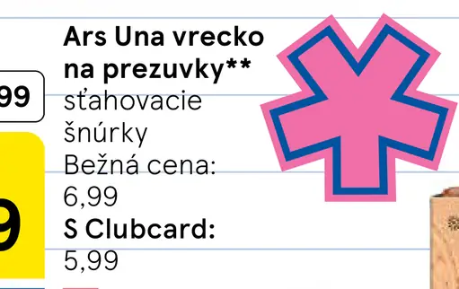 Ars Una vrecko na prezuvky