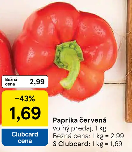 Paprika červená