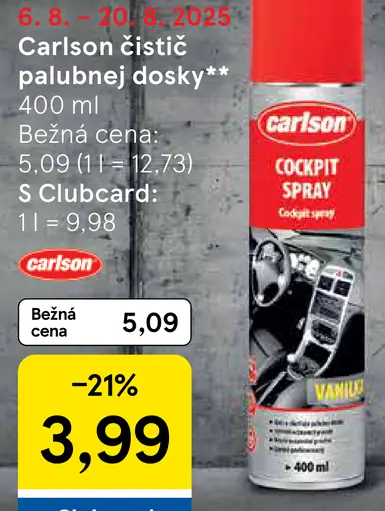 Carlson čistič palubnej dosky