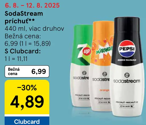 SodaStream príchuť